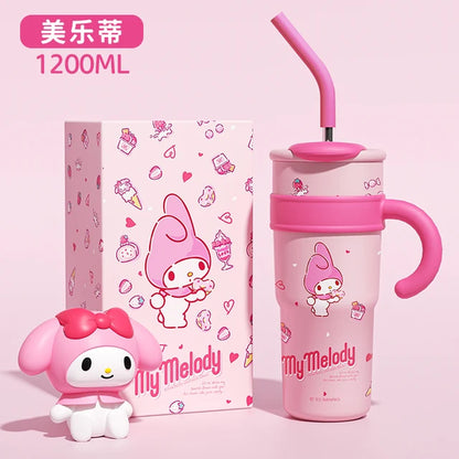 Hello Kitty & Friends Thermos Cup: 2 Sizes! Keeps Drinks Hot or Cold with Kawaii Style